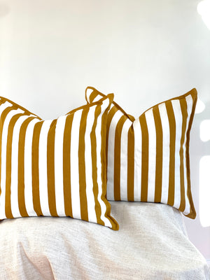 THE - STRIPED - PAIR / MUSTARD